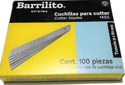 NAVAJA REPUESTO CUTTER BARRILITO CH CON 10