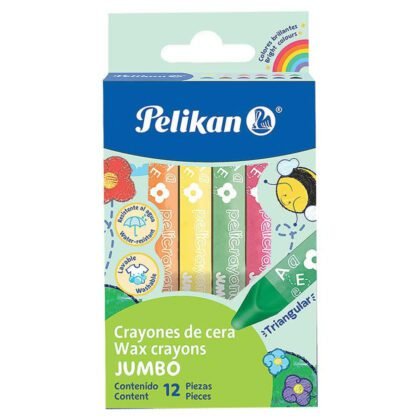 CRAYONES PELIKAN JUMBO TRIANGULAR CON 12