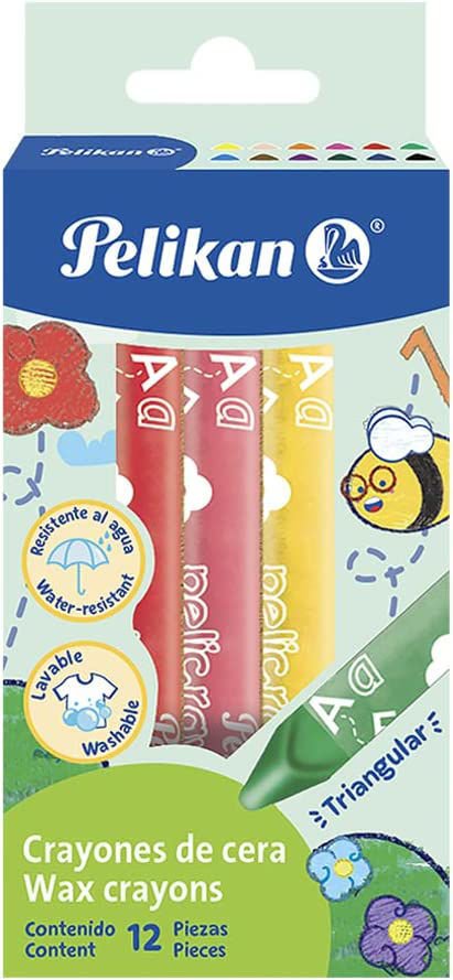 CRAYONES PELIKAN REGULAR TRIANGULAR CON 12