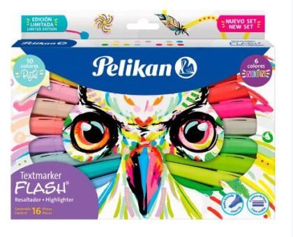 RESALTADOR PELIKAN TEXTMARKER FLASH CON 16