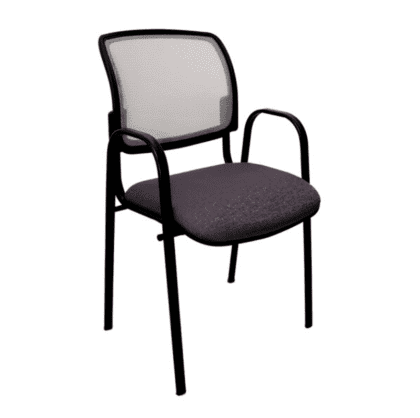 SILLA DE VISITA MESH CON BRAZOS