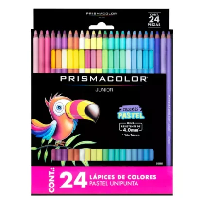 COLORES PRISMACOLOR JUNIOR PASTEL CON 24