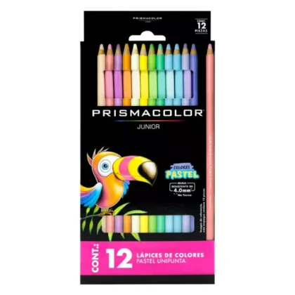 COLORES PRISMACOLOR JUNIOR PASTEL CON 12