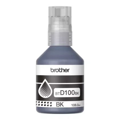 BOTELLA DE TINTA BROTHER BTD100BK DE LASERIE INKBENEFIT TANK COLOR NEGRO