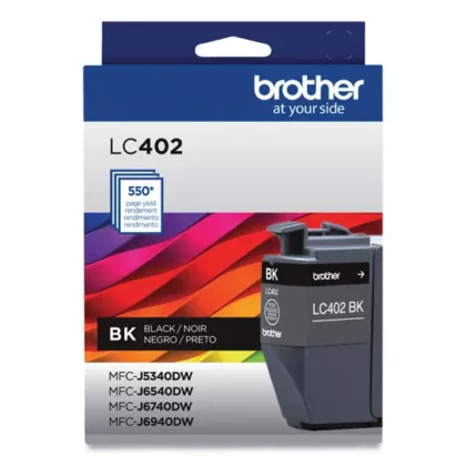 CARTUCHO BROTHER DE TINTA NEGRA LC402BKS