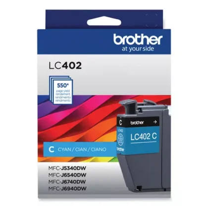 CARTUCHO BROTHER DE TINTA CIAN LC402CS