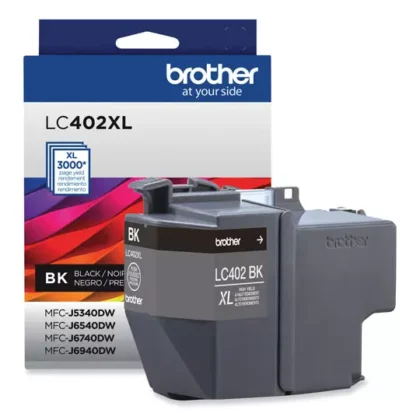 CARTUCHO BROTHER DE TINTA NEGRA LC402XLBK