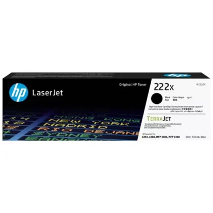 CARTUCHO DE TÓNER HP LASERJET 222X DE ALTO RENDIMIENTO NEGRO W2220X