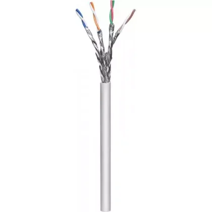 BOBINA INTELLINET CABLE UTP CAT6A SÓLSFTP 305M COLOR GRIS