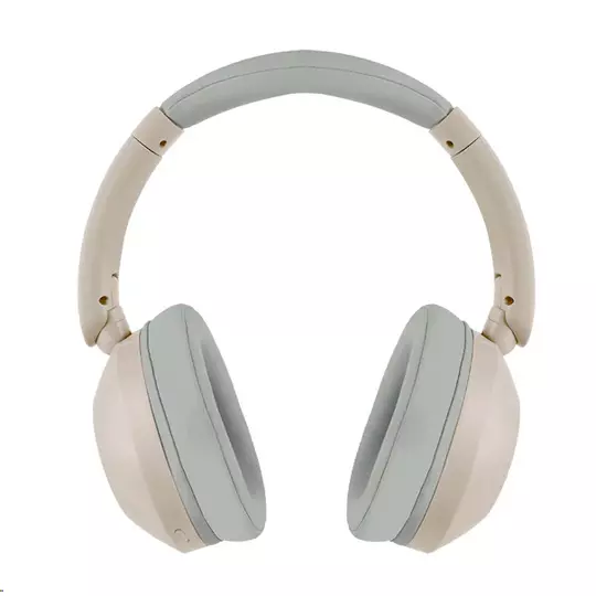 AUDÍFONOS BLUETOOTH PERFECT CHOICE 117148 INALÁMBRICOS DIADEMA PLAGABLES SOUNDIA TAUPE