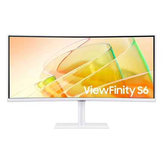 MONITOR CURVO SAMSUNG VIEWFINITY S6 S65TC LED 34",ULTRA QHD, BLANCO