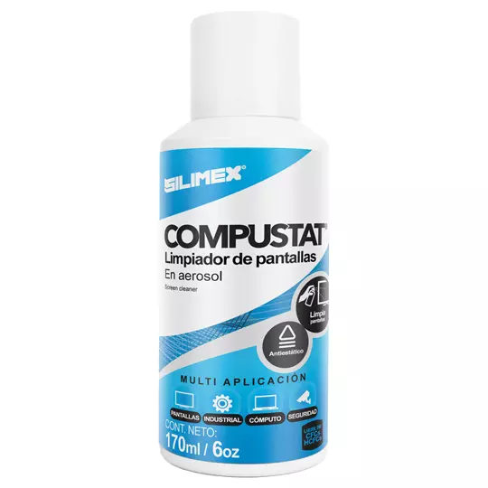 LIMPIADOR PANTALLA ANTIEST SILIMEX 170ML