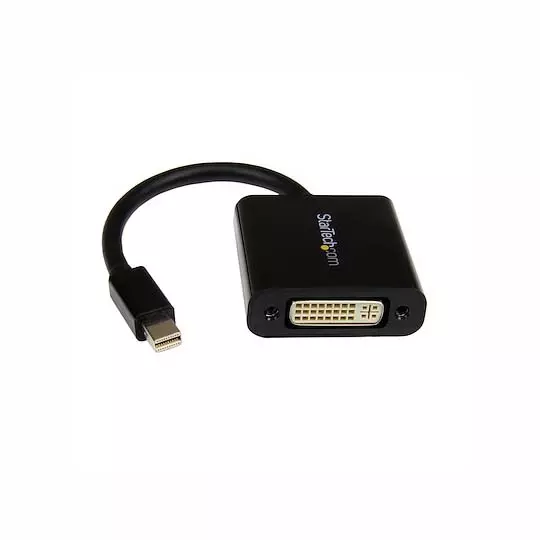 ADAPTADOR STARTECH MINI DISPLAYPORT 1MACHO - DVI-I HEMBRA 1080P NEGRO