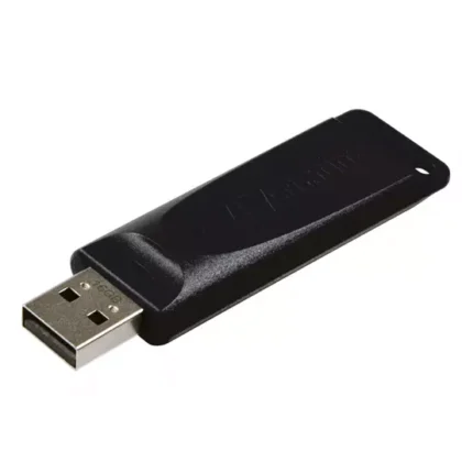 MEMORIA USB 16GB VERBATIM SLIDER NEGRO