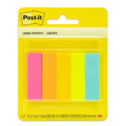 SEÑALADORES POST-IT 705 5 COLORES NEON