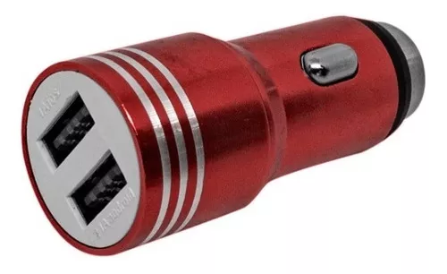 CARGADOR USB AUTO 2 ENTRAD NEGRO TK-CC2B