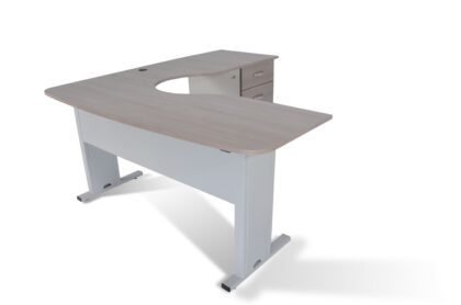 CONJUNTO OPERATIVO VALKA CON LATERAL Y PEDESTAL 28MM 160CM