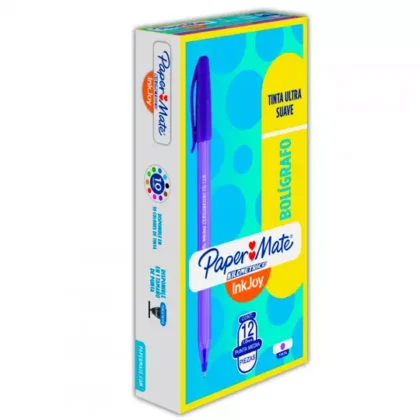 BOLIGRAFO BEROL KILOMETRICO INKJOY PUNTA MEDIANA MORADO