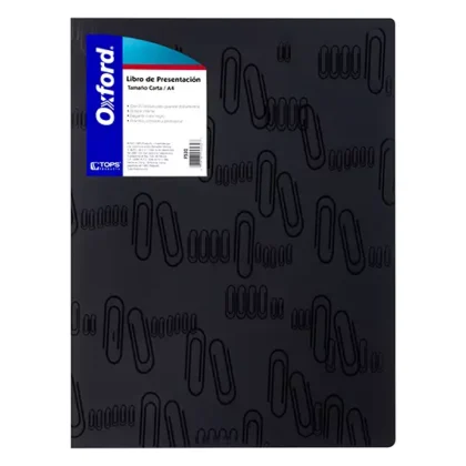 LIBRO PRESENTACION OXFORD NEGRO T.CARTA 20H