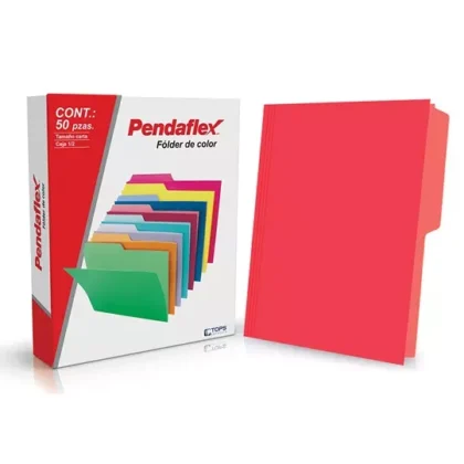 FOLDER OXFORD PENDAFLEX BITONO CARTA ROJO