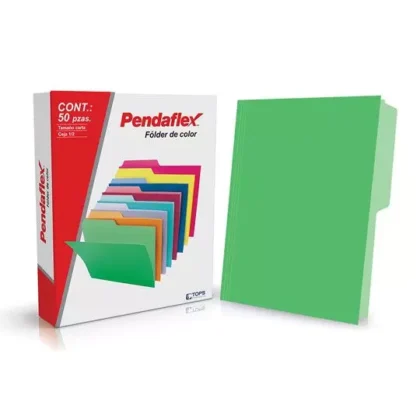 FOLDER OXFORD PENDAFLEX BITONO CARTA VERDE