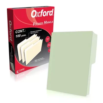 FOLDER OXFORD 1/2 CEJA CARTA VERDE