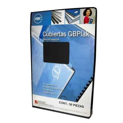 PASTA PARA ENGARGOLADOLAR GBC TAMAÑO OFICIO NEGRO