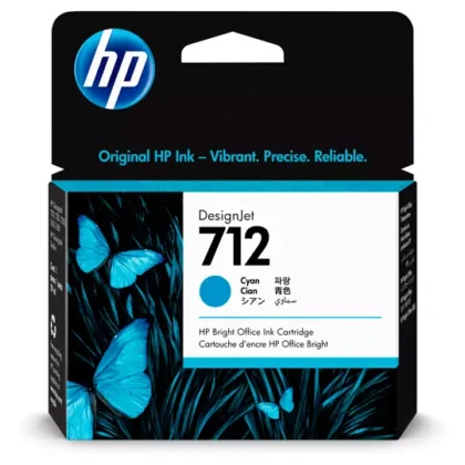TINTA HP 3ED67A / 712 CYAN