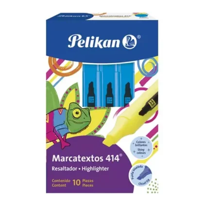 RESALTADOR PELIKAN HIGHLIGHTE 414 AZUL 10P