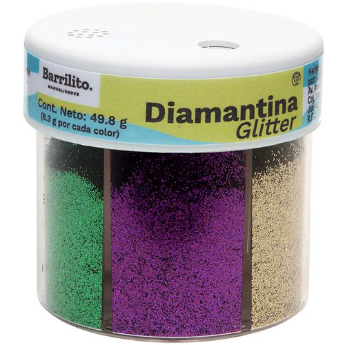 DIAMANTINA BARRILITO DIF COLOR 10G CON 6