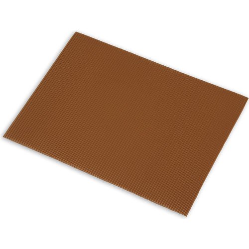 PAPEL CORRUGADO MICRO 77X54CM CAFE