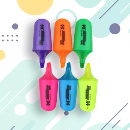 RESALTADOR SHELY HIGHLIGHTER NEON CON 6