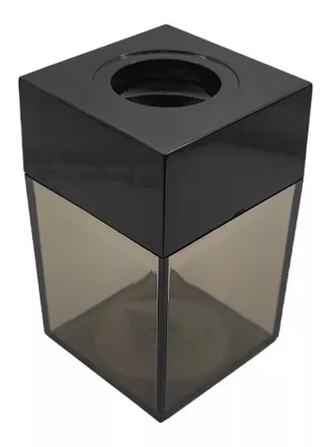 PORTA CLIP ACRILICO CON IMAN ACCO COLOR HUMO