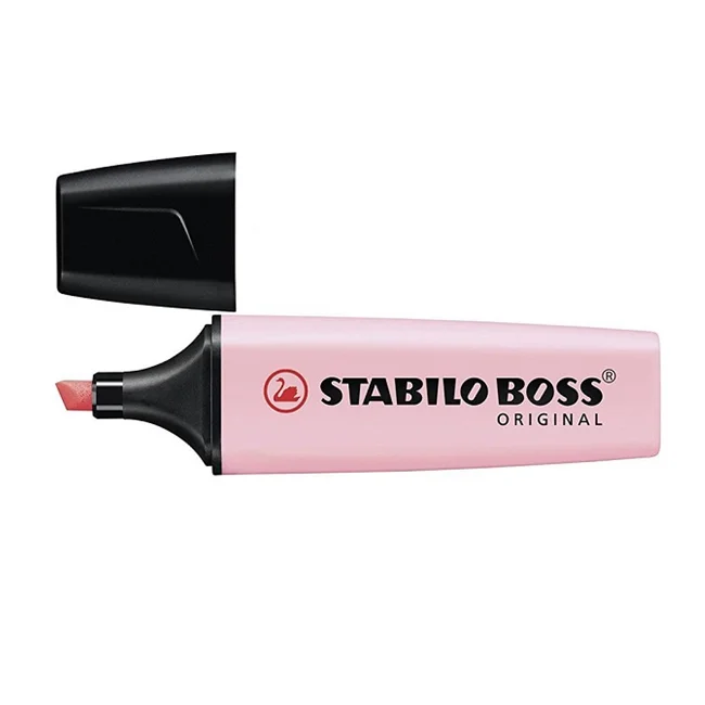 RESALTADOR STABILO BOSS PASTEL RUB ROSA