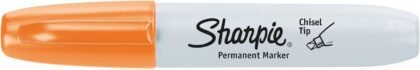 MARCADOR PERMANENTE BEROL SHARPIE CHISEL NARANJA