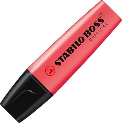 RESALTADOR STABILO BOSS ORIGINAL ROJO