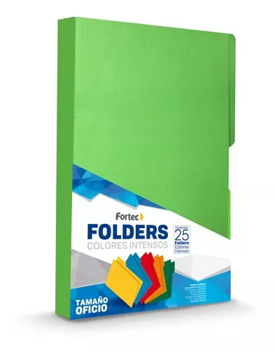 FOLDER FORTEC INTENSO OFICIO VERDE