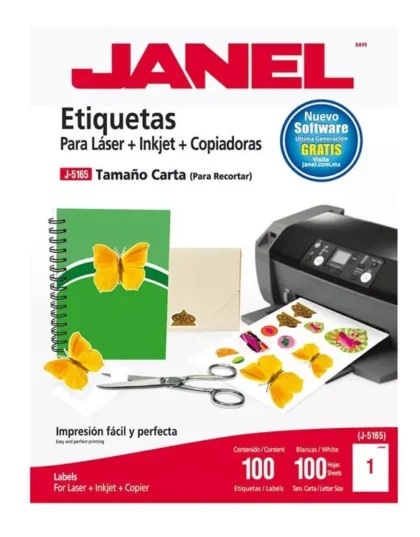 ETIQUETA LR JANEL 109 J5165 T.CARTA CON 100