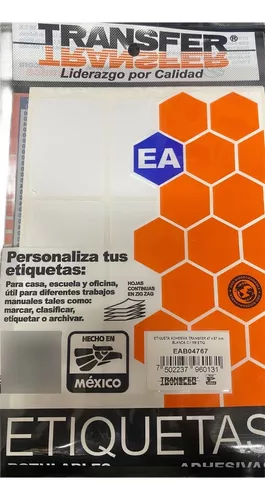 ETIQUETA TRANSFER B NO.13 BCA 47X67C/108