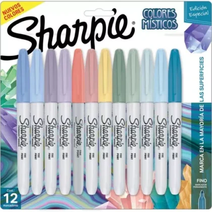 MARCADOR PERMANENTE BEROL SHARPIE MYSTICS CON 12
