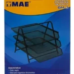 CHAROLA MALLA MESH MAE 3 NIVELES TAMAÑO CARTA NEGRO