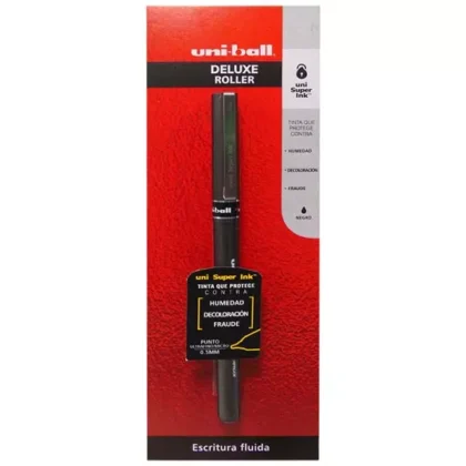 BOLIGRAFO ROLLER DELUXE AZOR UNIBALL 0.5 AZUL