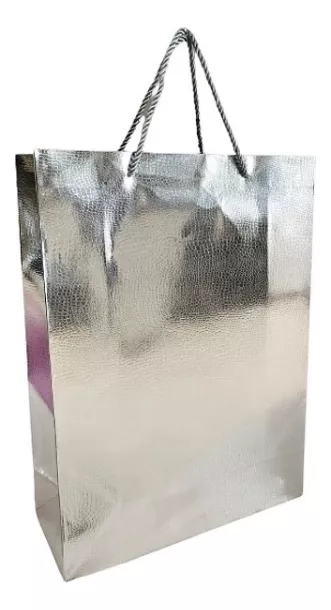 BOLSA PARA REGALO RIARCO CHICA LISA PLATA