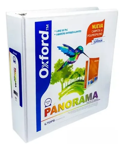CARPETA OXFORD BLANCA P/400HJ "O" 2 PULGADAS
