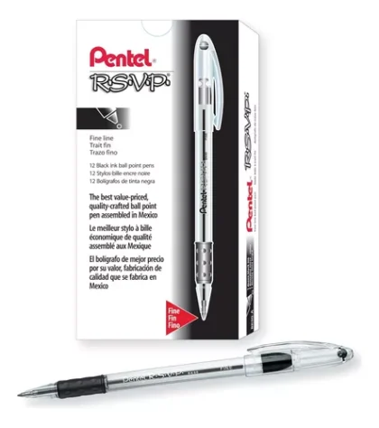 BOLIGRAFO PENTEL R.S.V.P. 0.7MM NEGRO