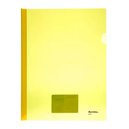 FOLDER COSTILLA BARRILITO TAMAÑO CARTA AMARILL