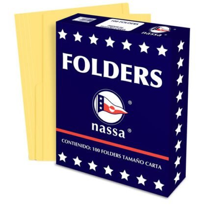 FOLDER NASSA 1/2 CEJA OFICIO AMARILLO