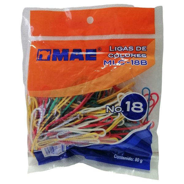 LIGA HULE COLORES NO.18 MAE 80GRS