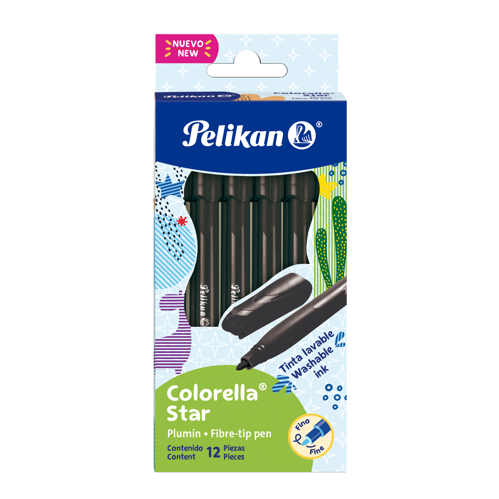 PLUMIN PELIKAN COLORELLA STAR NEGRO