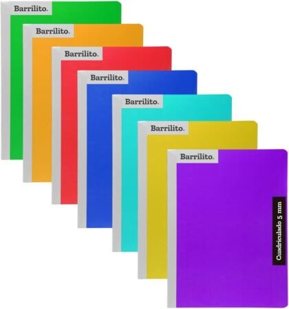 CUADERNO PROFESIONAL COSIDO BARRILITO CUADRO CHICO 100
